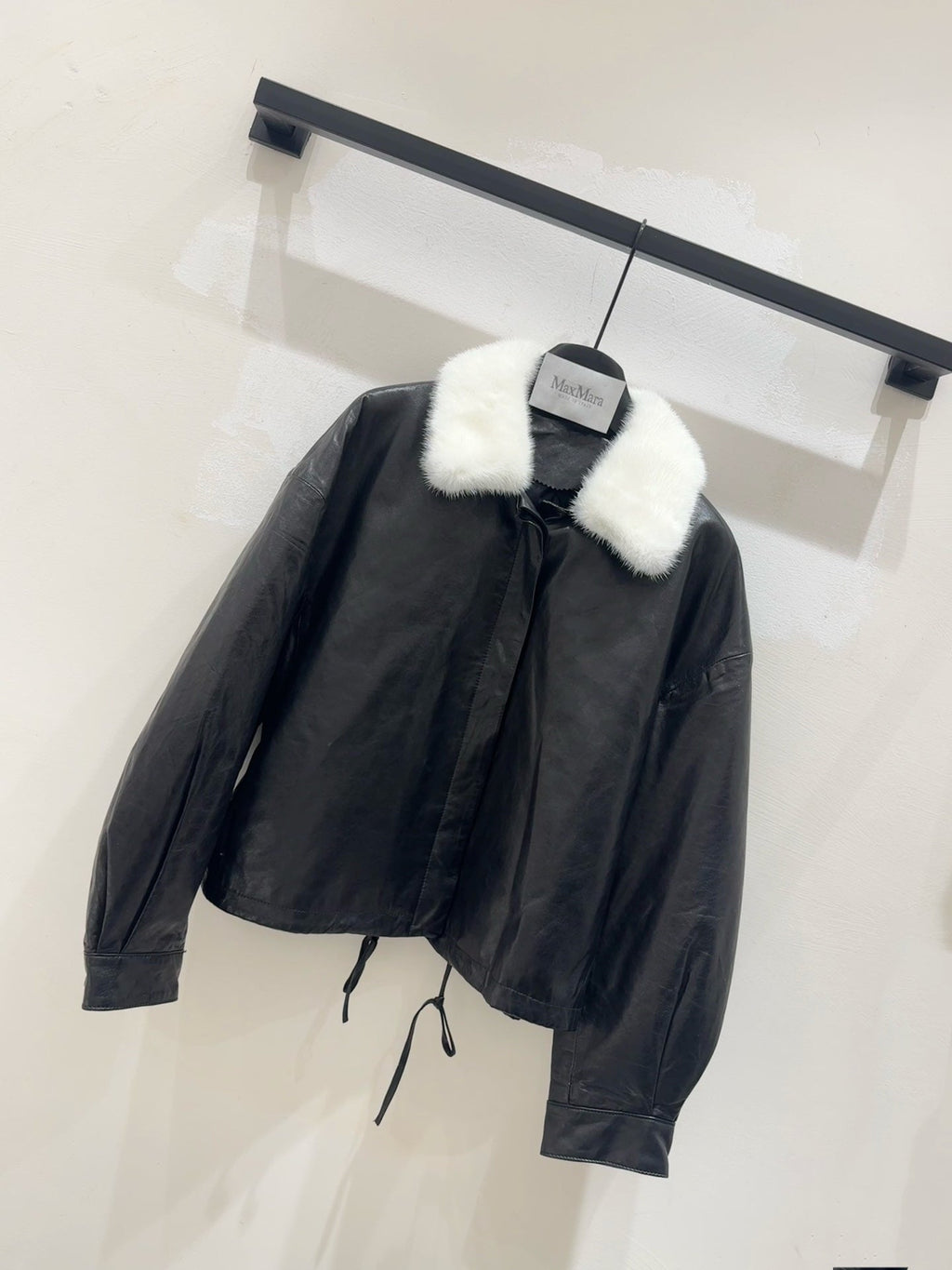 MAX MARA 25S SHEEPSKIN AND MINK FUR COAT 154