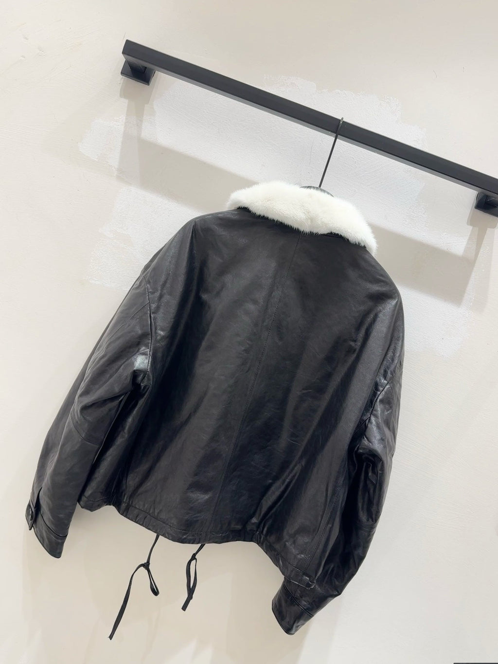 MAX MARA 25S SHEEPSKIN AND MINK FUR COAT 154