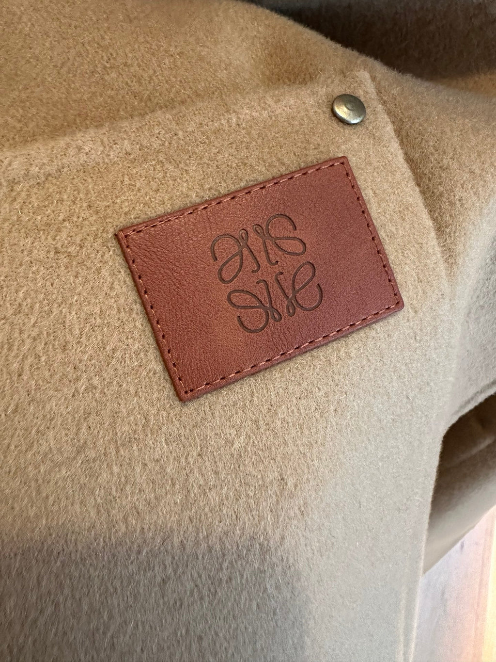 Loewe Coat Khaki Brown Cashmere