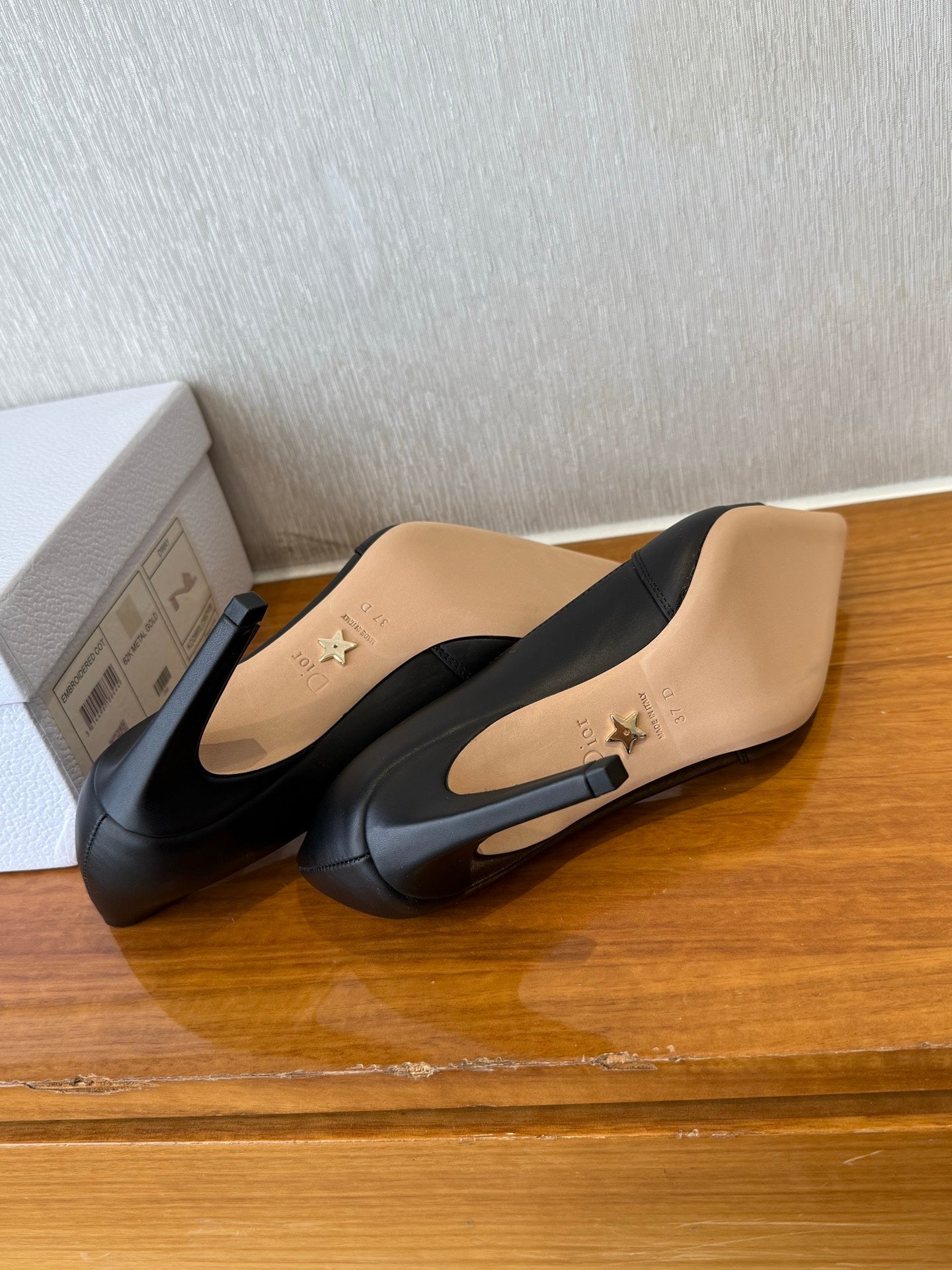 MY DD 25S HIGH HEEL 80MM IN BLACK CALFSKIN