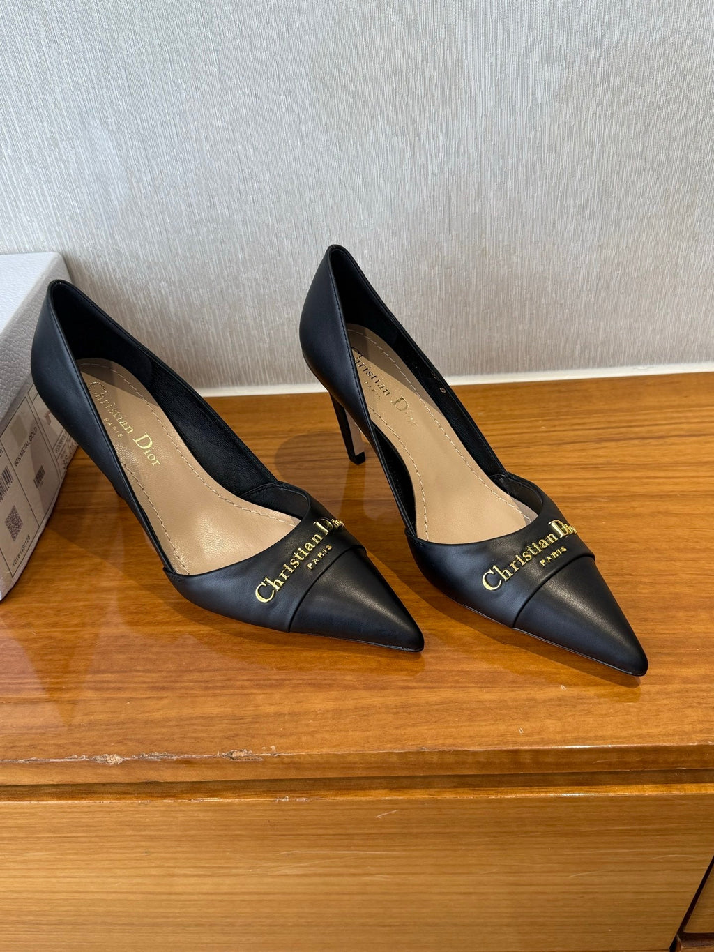MY DD 25S HIGH HEEL 80MM IN BLACK CALFSKIN