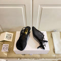 LOEWE 26S SLINGBACK MULES 45MM IN BLACK MESH