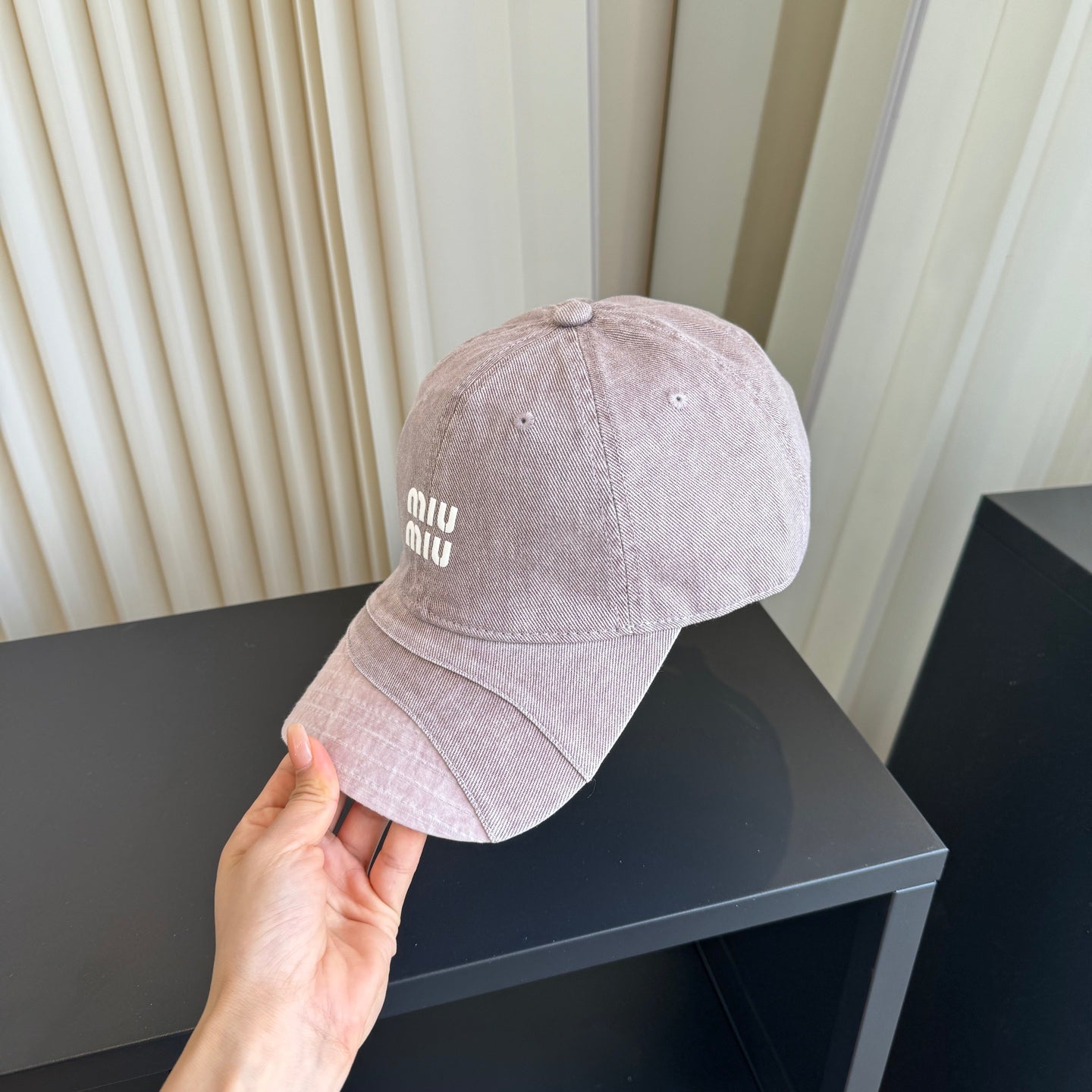 MIUMIU 26S BASEBALL CAP 320486