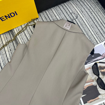 FENDI 26S TAILORED VEST 346
