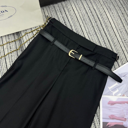 PRADA 25S STRAIGHT-LEG DRESS PANTS 346