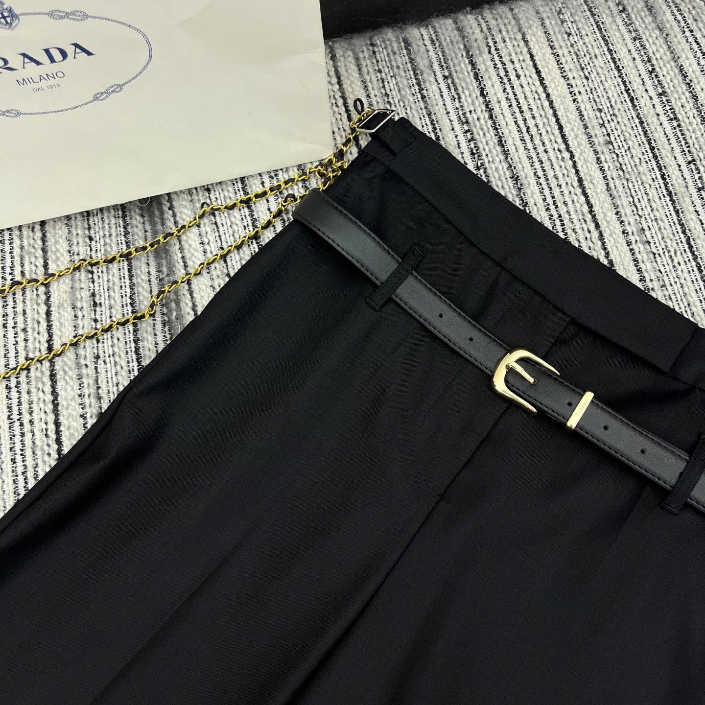 PRADA 25S STRAIGHT-LEG DRESS PANTS 346