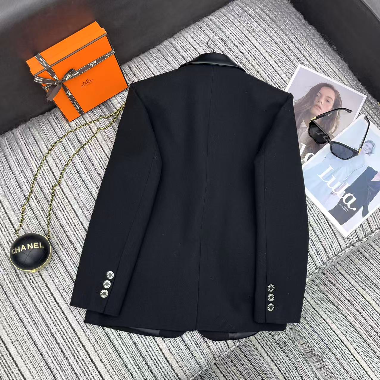 HERMES 25S LAPEL BLAZER 389