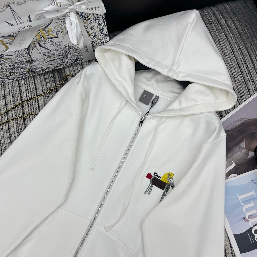 DIOR 26S HOODED CARDIGAN 1111