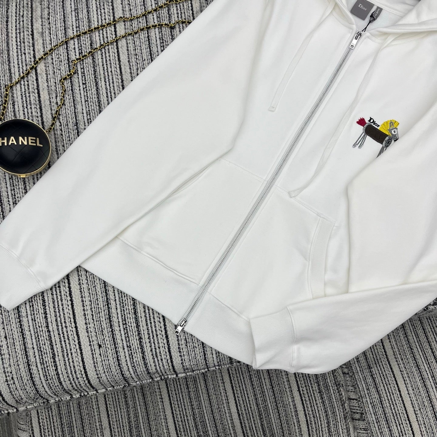 DIOR 26S HOODED CARDIGAN 1111