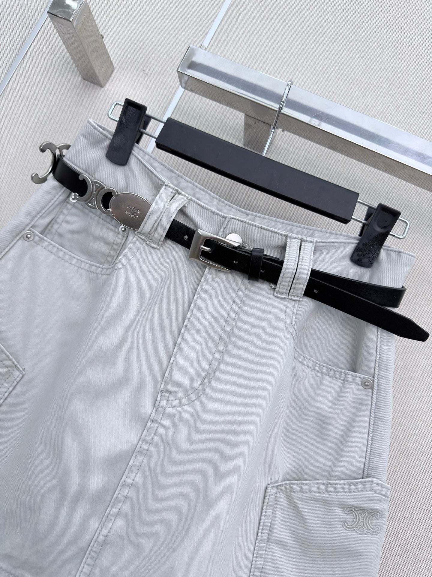 CELINE 26S DENIM MINI SKIRT 357