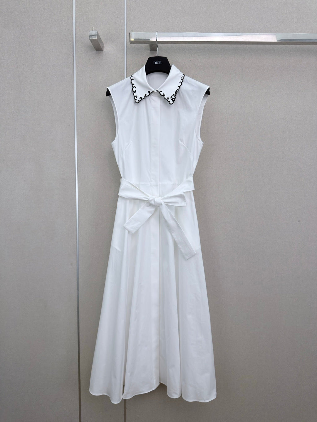 DIOR 26S SLEEVELESS COLLARED SHIRT DRESS 1303