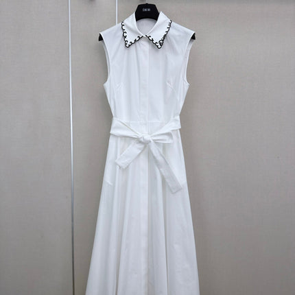 DIOR 26S SLEEVELESS COLLARED SHIRT DRESS 1303