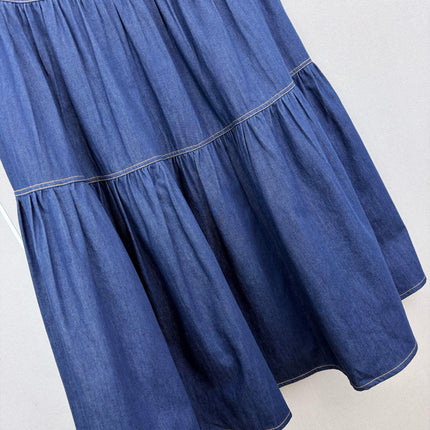 YSL 26S DENIM MAXI SKIRT 497