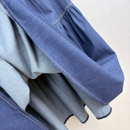 YSL 26S DENIM MAXI SKIRT 497