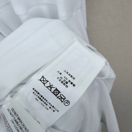 RALPH LAUREN 26S WHITE WAIST-TIED DRESS 455