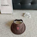 CHANEL 26S EMBROIDERED CC VISOR HAT 336144