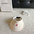 CHANEL 26S EMBROIDERED CC VISOR HAT 336145