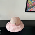 MIUMIU 26S STRAW HAT WITH PLEATED FABRIC 339475