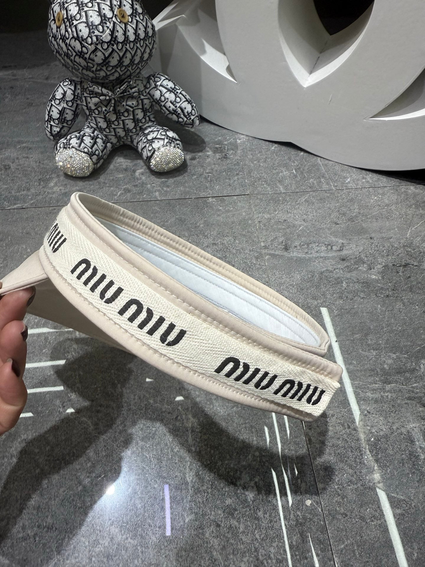 MIUMIU 26S COTTON VISOR CAP 343705