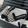 Sheepskins Knit Slippers Black White
