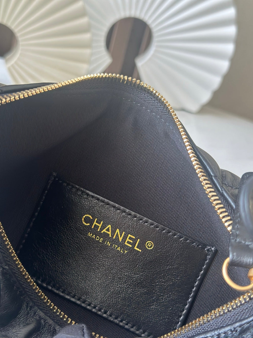 CHANEL 26S HOBO BAG 26 IN BLACK LAMBSKIN