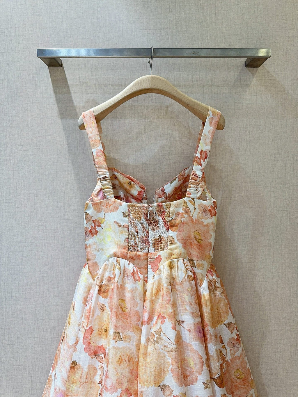 ZIMMERMANN 26S PATTERNED SPAGHETTI STRAP DRESS STYLE 75
