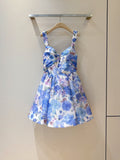 ZIMMERMANN 26S PATTERNED SPAGHETTI STRAP DRESS STYLE 74