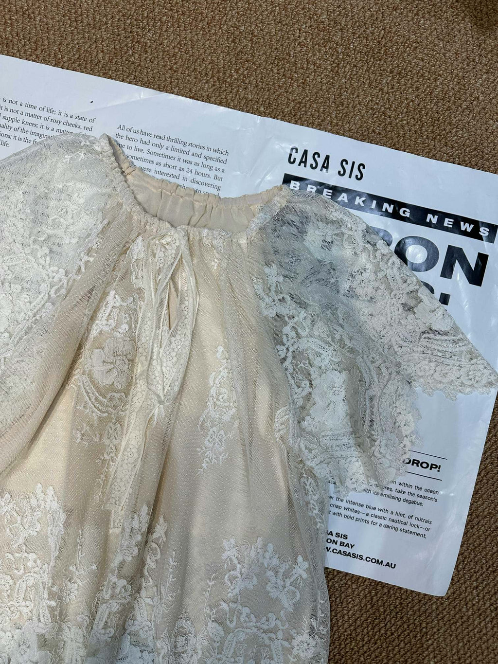 ZIMMERMANN 26S LACE TOP STYLE 60