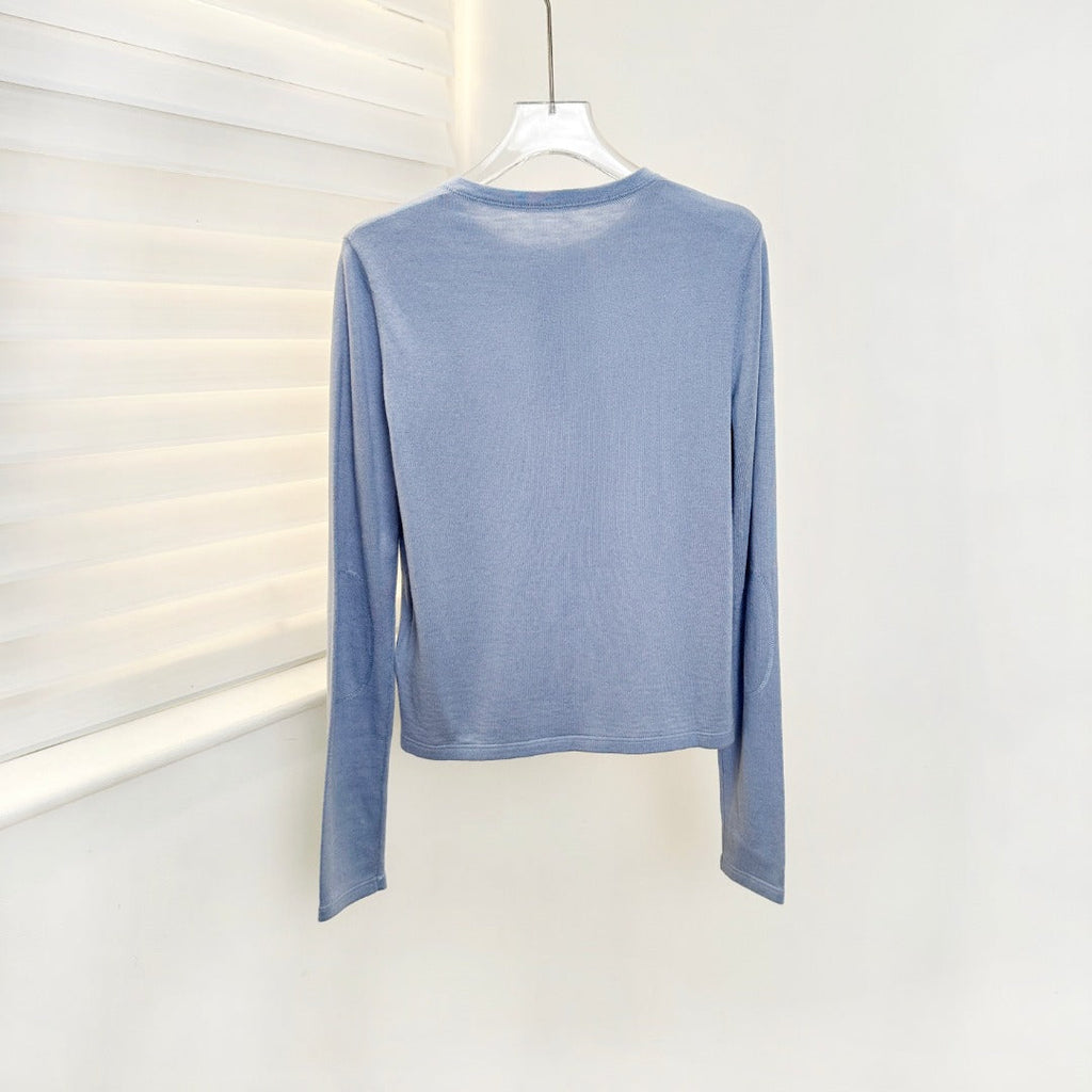 MIUMIU 26S HENLEY SWEATER 932