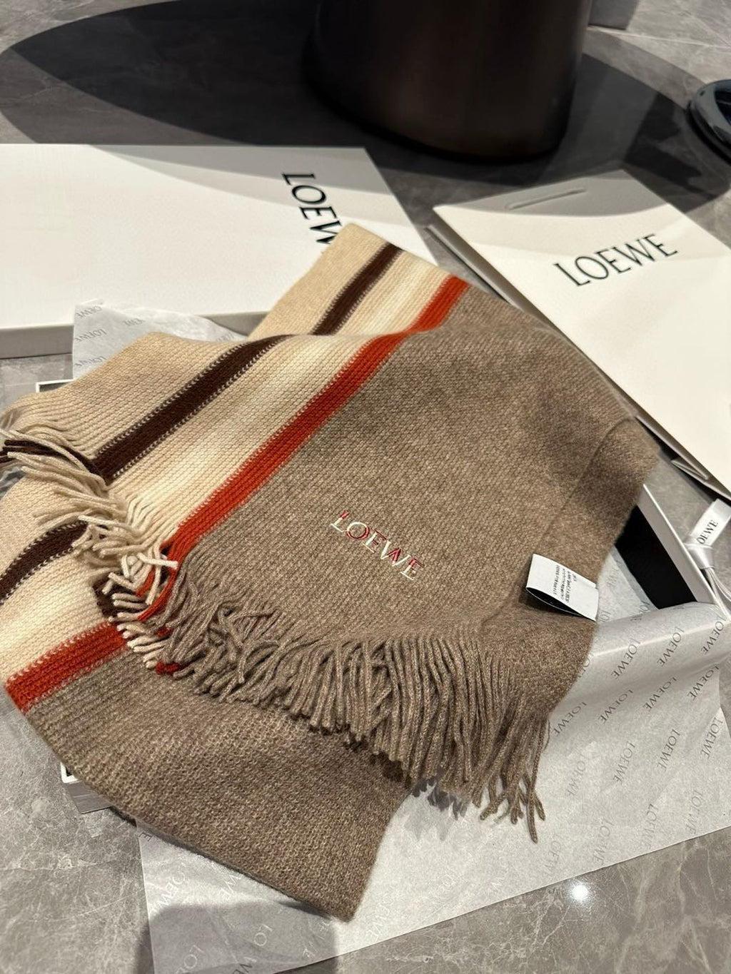 LOEWE 26S SCARF 180 IN CASHMERE 492900