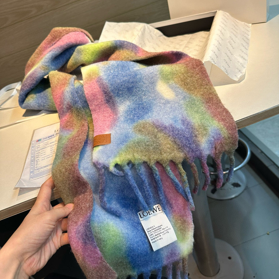 LOEWE 26S SCARF 185 IN WOOL MOHAIR 496422