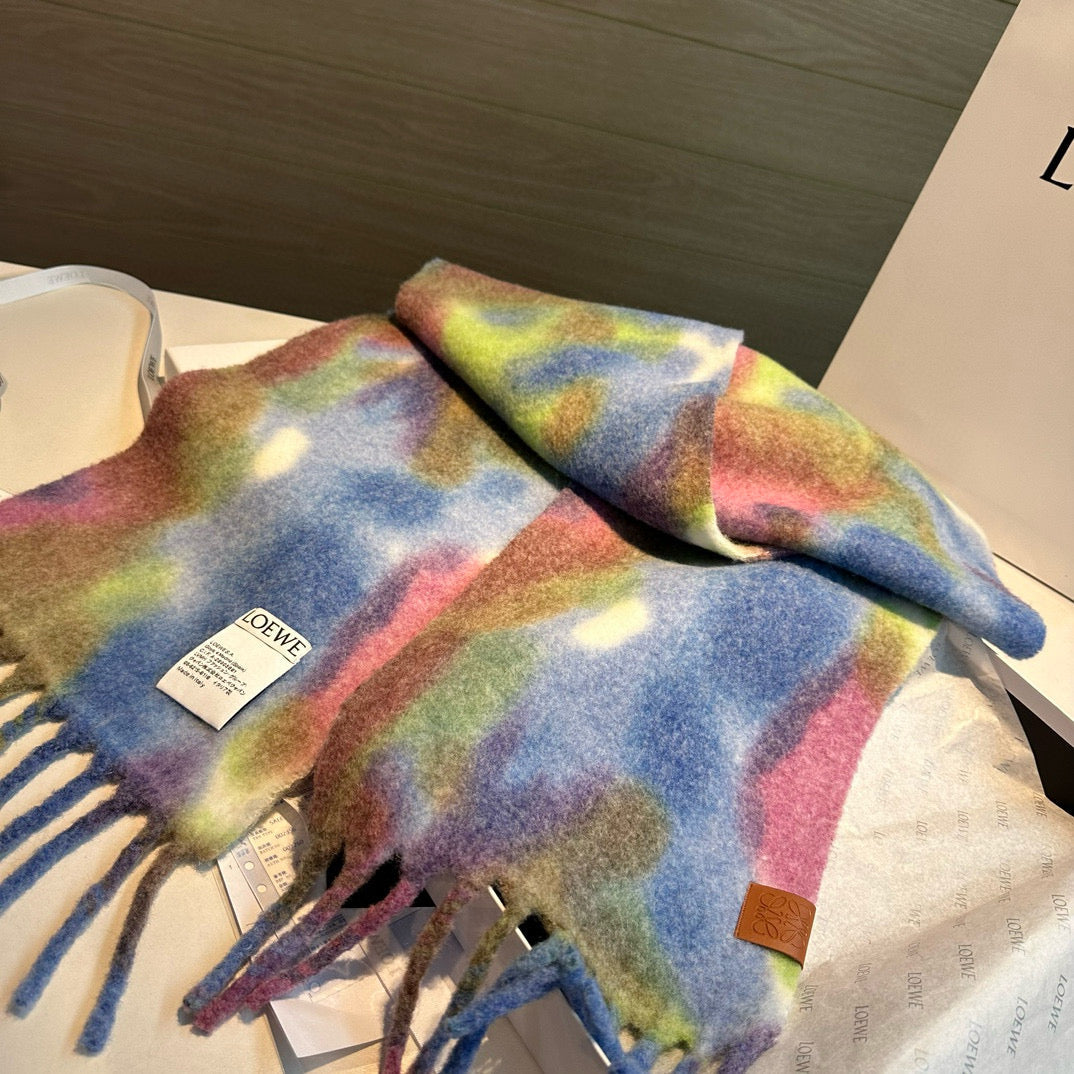 LOEWE 26S SCARF 185 IN WOOL MOHAIR 496422