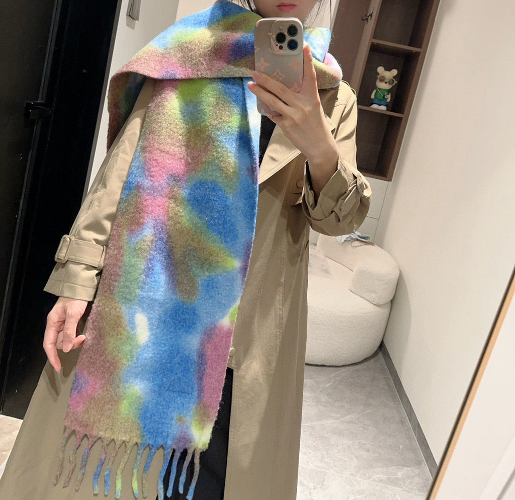LOEWE 26S SCARF 185 IN WOOL MOHAIR 496422