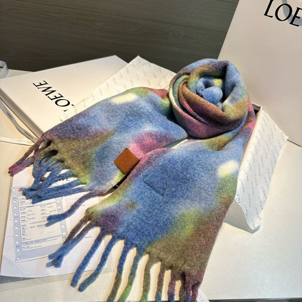 LOEWE 26S SCARF 185 IN WOOL MOHAIR 496422