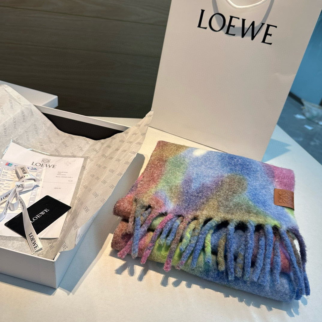 LOEWE 26S SCARF 185 IN WOOL MOHAIR 496422