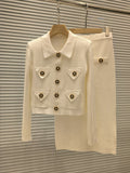 BALMAIN TOP AND SKIRT SET 25006/25007 STYLE 4