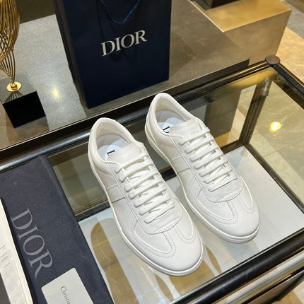 DIOR 26S B01 MATCHPOINT SNEAKER IN WHITE CALFSKIN