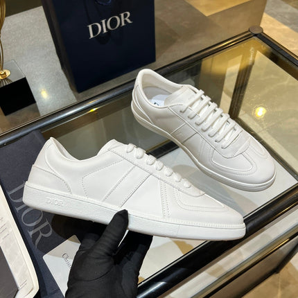 DIOR 26S B01 MATCHPOINT SNEAKER IN WHITE CALFSKIN