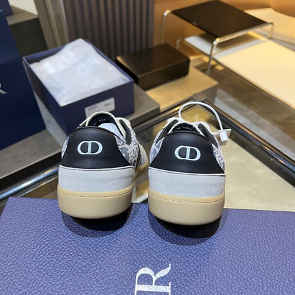 DIOR 26S B01 MATCHPOINT SNEAKER IN BLUE & WHITE OBLIQUE JACQUARD CANVAS AND SUEDE