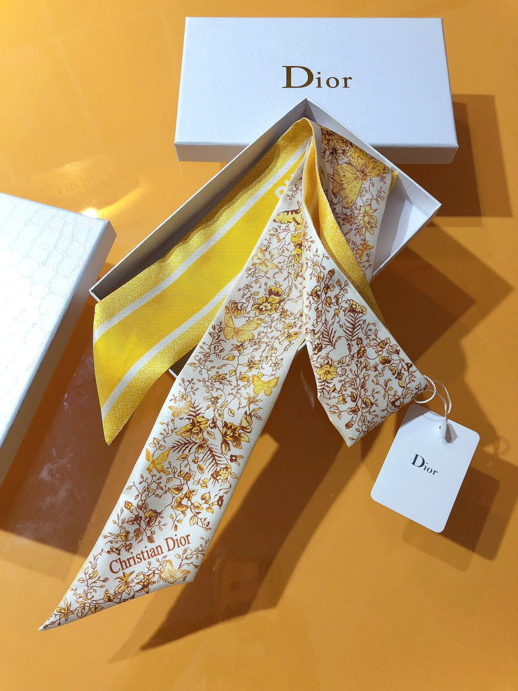DIOR 26S SCARF 105CM IN SILK 311651