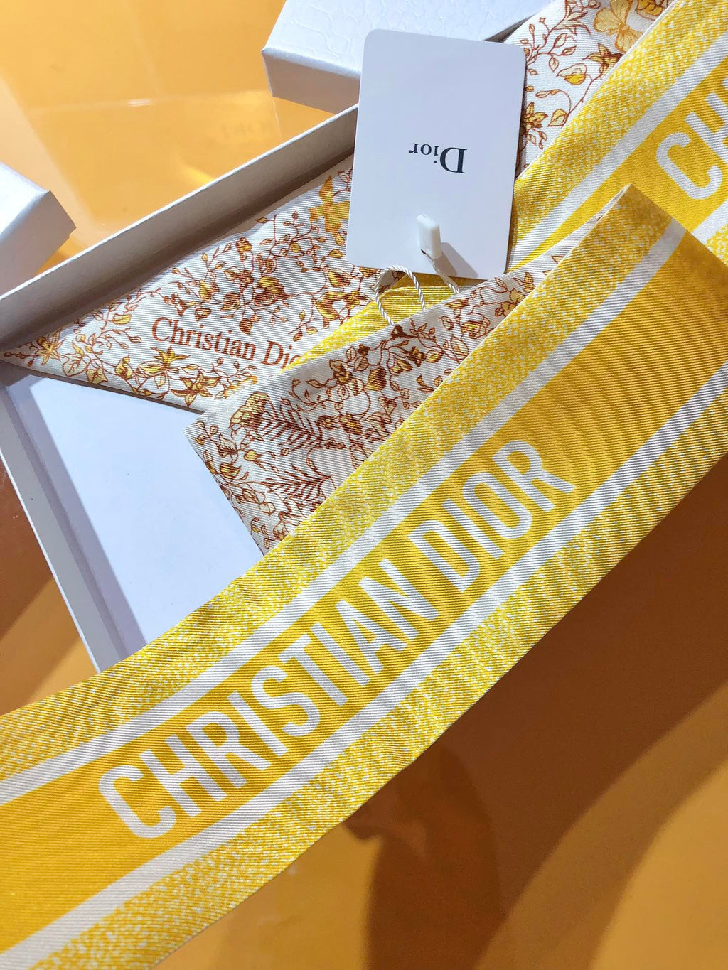 DIOR 26S SCARF 105CM IN SILK 311651