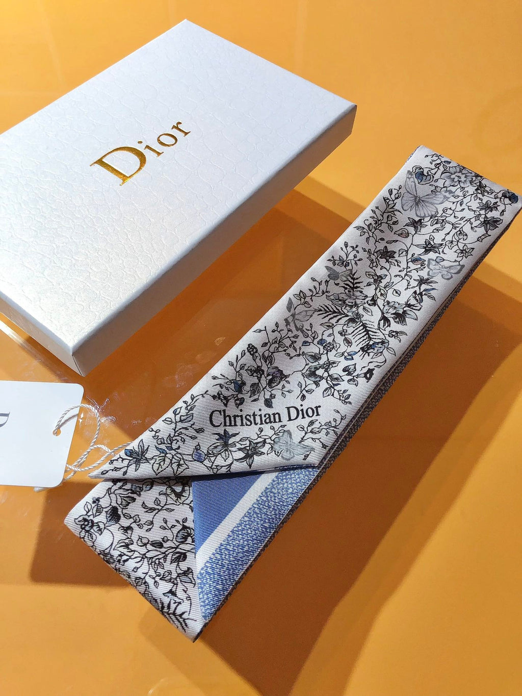 DIOR 26S SCARF 105CM IN SILK 311652