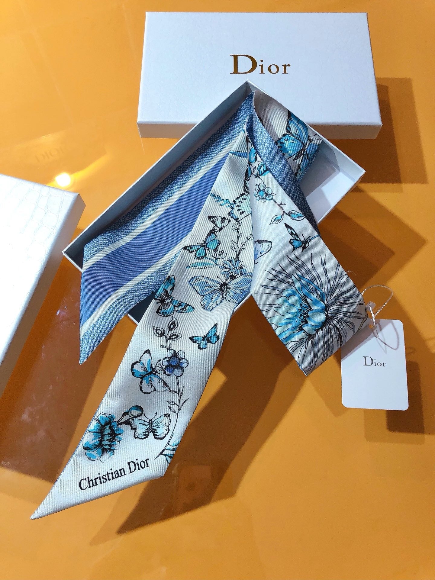 DIOR 26S SCARF 105CM IN SILK 311653