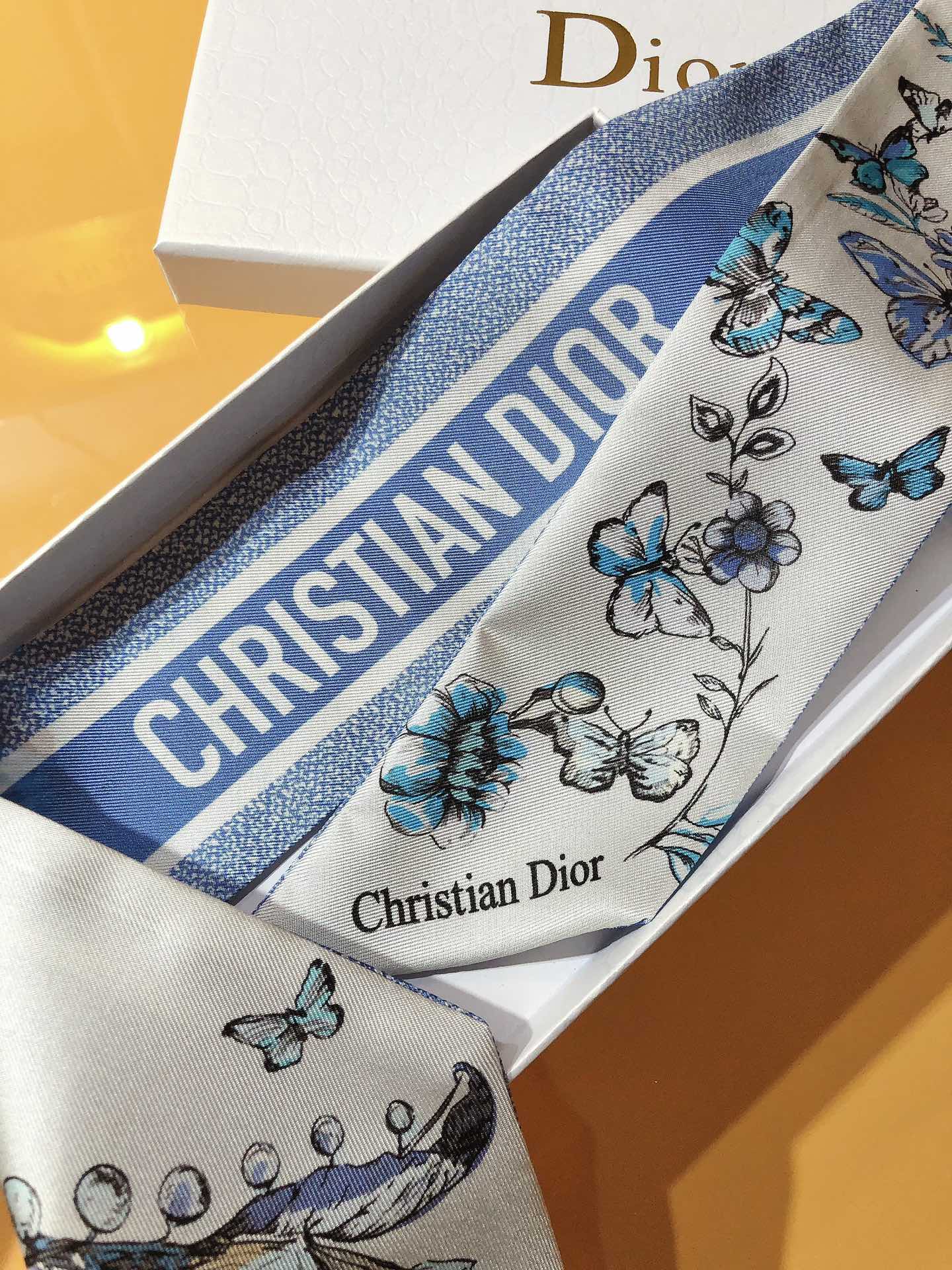 DIOR 26S SCARF 105CM IN SILK 311653