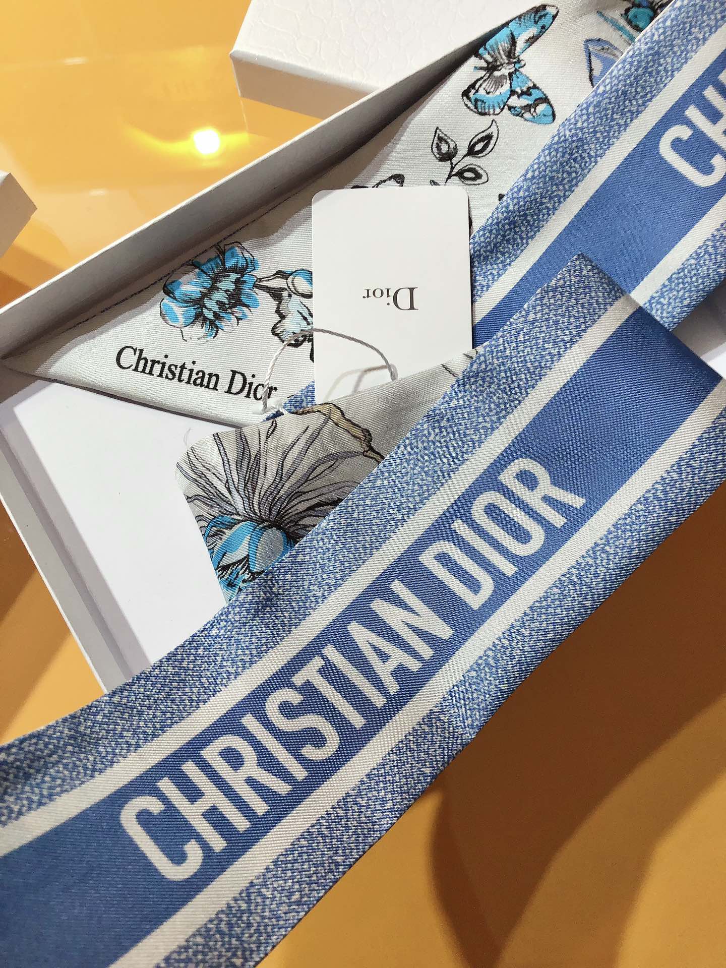 DIOR 26S SCARF 105CM IN SILK 311653