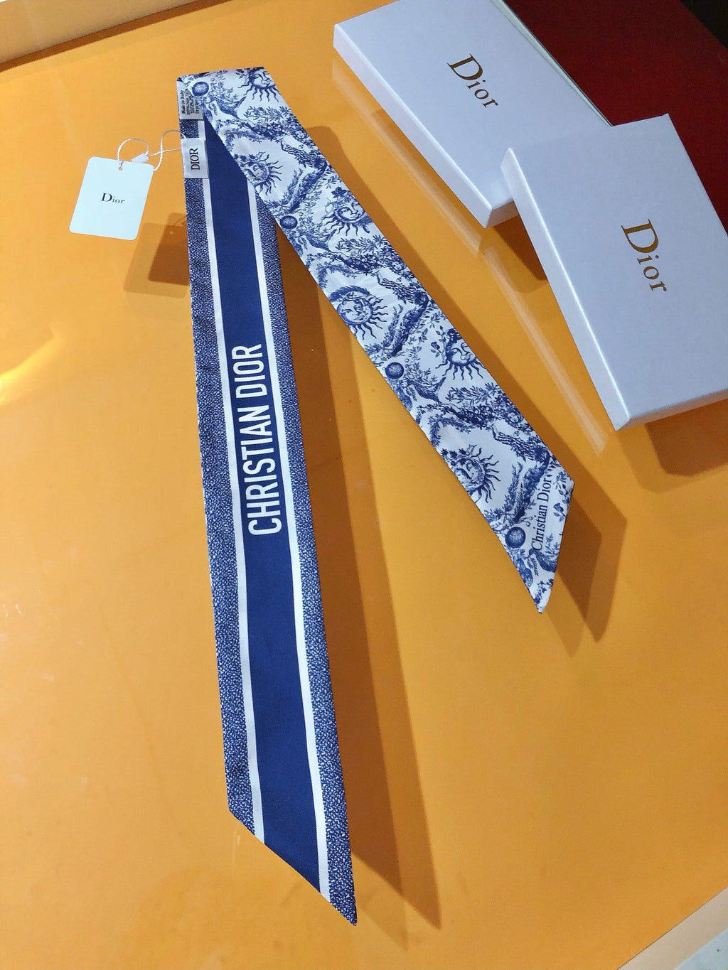 DIOR 26S SCARF 105CM IN SILK 314836