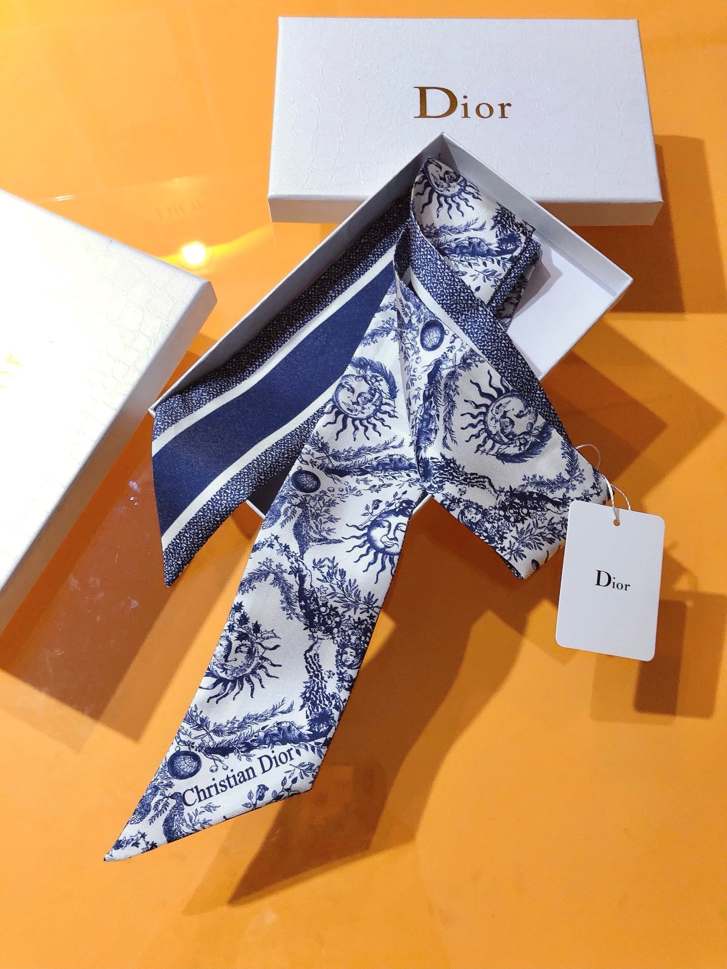 DIOR 26S SCARF 105CM IN SILK 314836