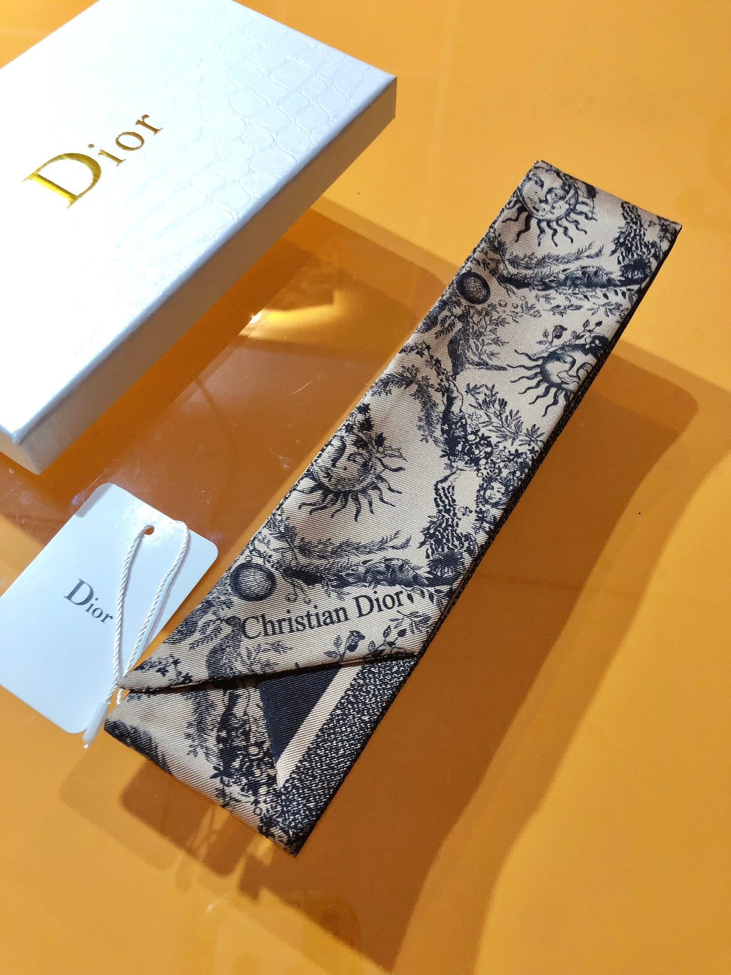 DIOR 26S SCARF 105CM IN SILK 314837