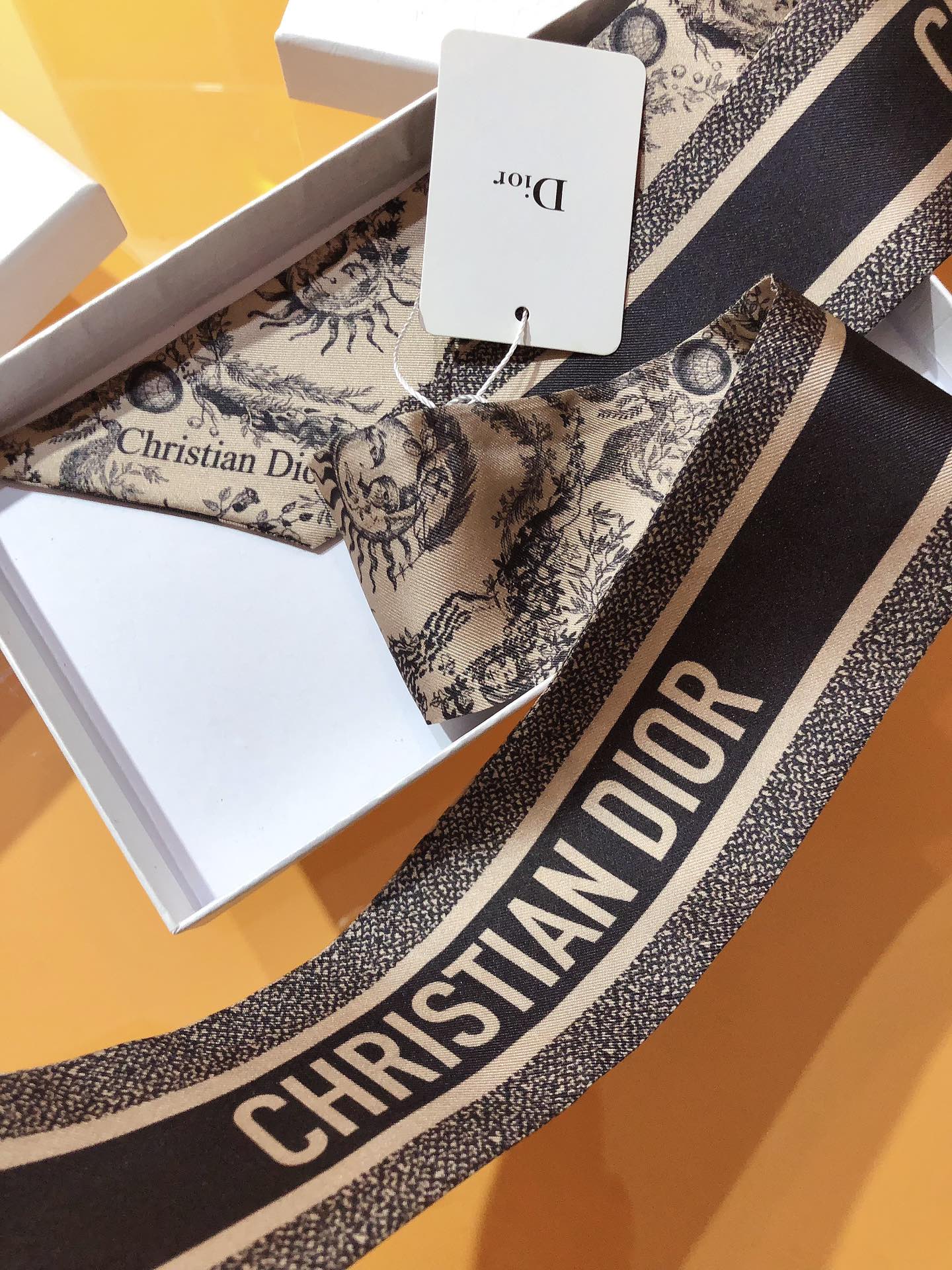 DIOR 26S SCARF 105CM IN SILK 314837