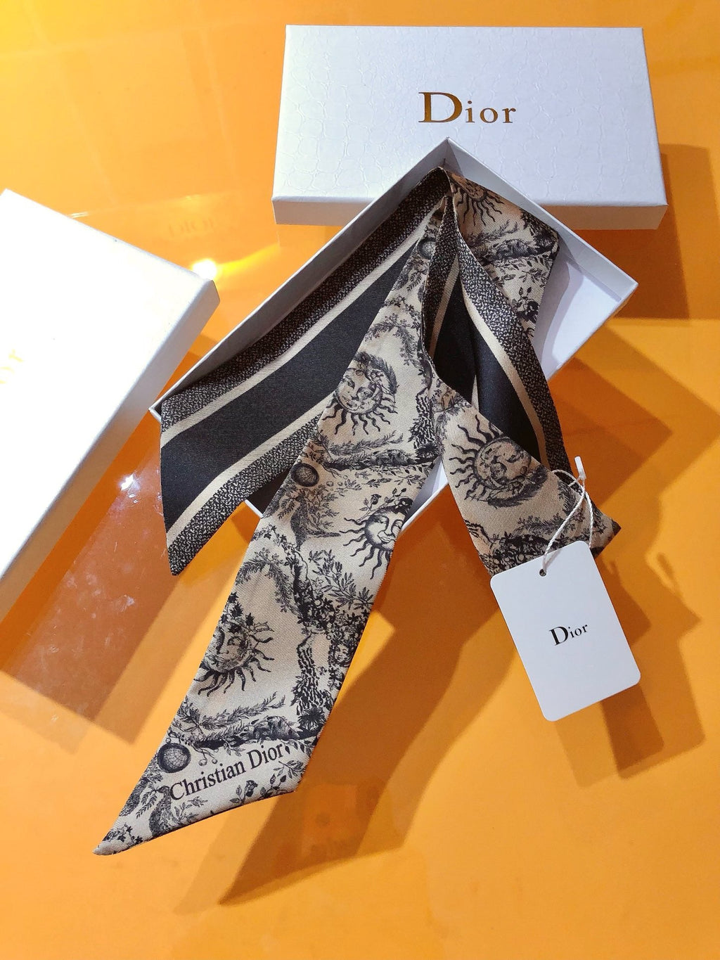 DIOR 26S SCARF 105CM IN SILK 314837
